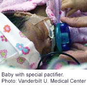 Mother's Voice on Special Pacifier Helps Preemies Learn to Eat